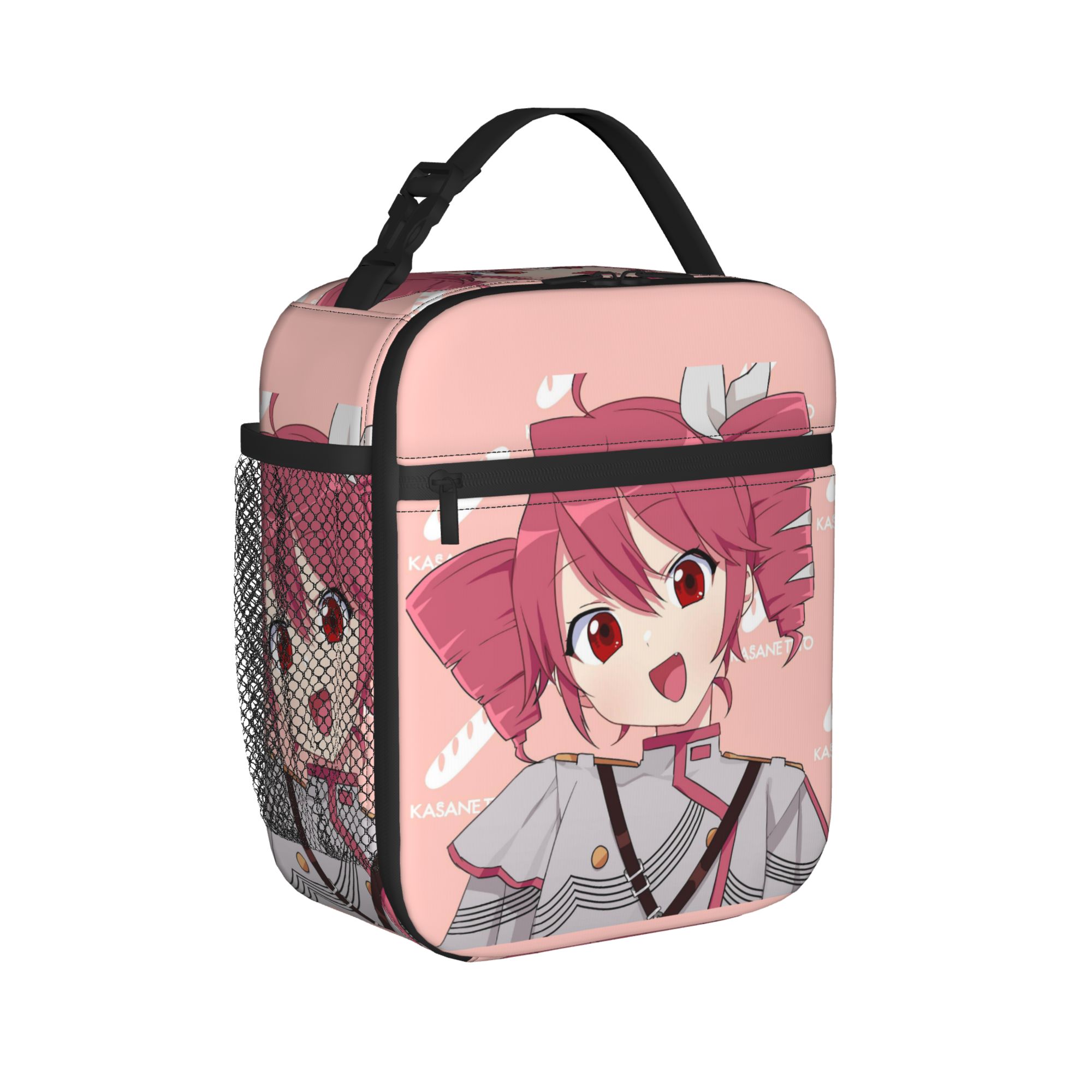 Tote Bag Sublimation - Kawaii Kasane Teto Isolierte Lunchtasche, großer