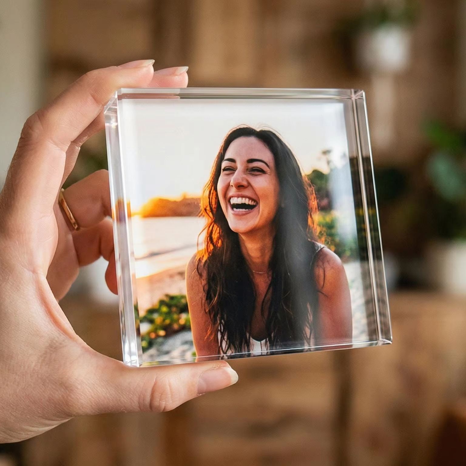 Personalisierter Freundschafts – Photo Acrylic Block Bewertung und Preis