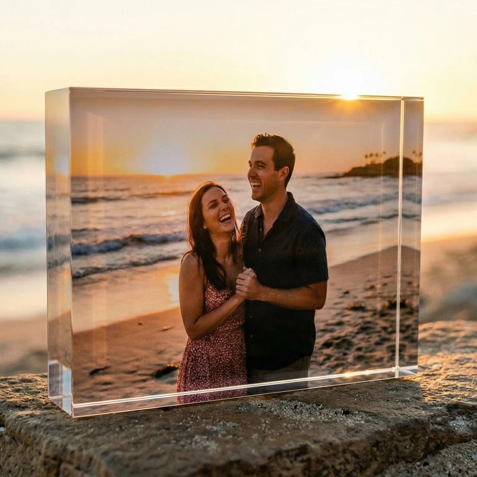 Personalisierter Freundschafts – Photo Acrylic Block Bewertung und Preis