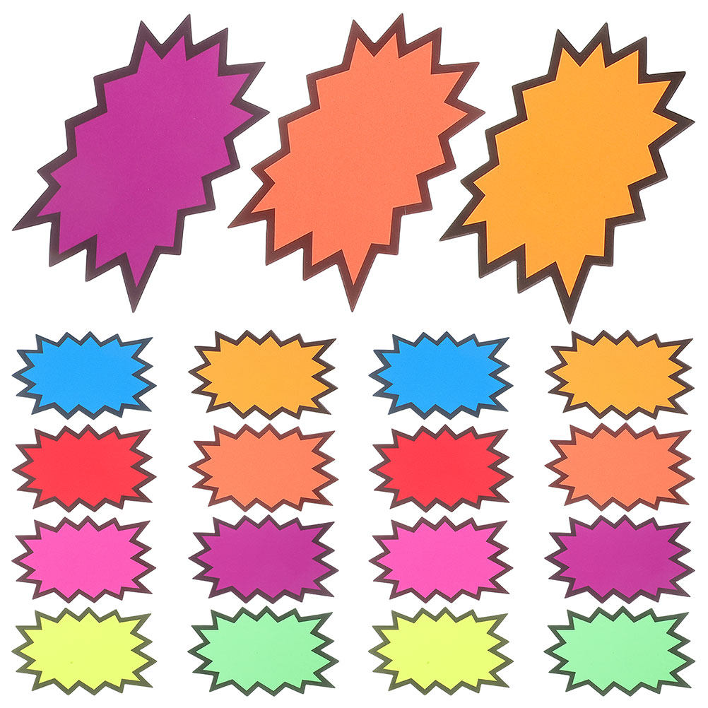 160 Stück Bunte Preisschilder  – Yard Sign Blank Bewertung und Preis