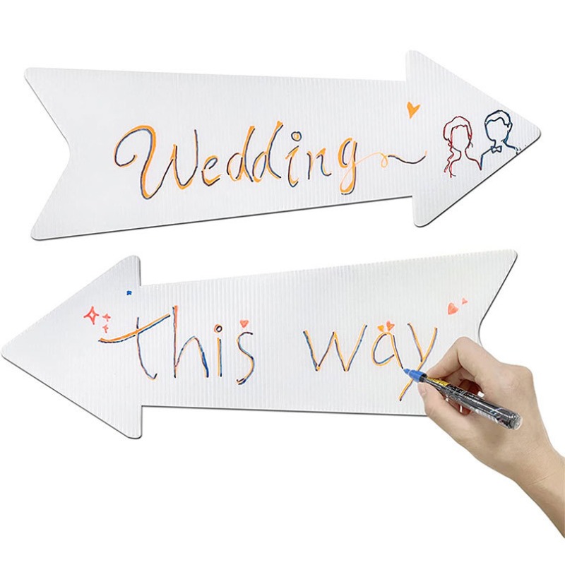 Leere Pfeilschilder mit Pfähle – Yard Sign Blank Bewertung und Preis